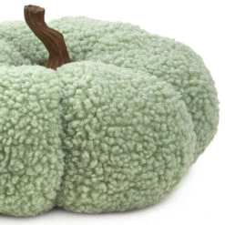 Hallmark Sage Green Plush Fabric Pumpkin Fall Decoration 9 Hallmark Sage Green Plush Fabric Pumpkin Fall Decoration -Hallmark Shop Sage Green Plush Fabric Pumpkin Fall Decoration 1FAL1904 04