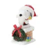 Enesco Peanuts Santa Snoopy In Chimney Figurine, 8" -Hallmark Shop Santa Snoopy in Chimney Figurine 6016487 01