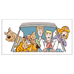 Hallmark Scooby-Doo™ And Crew In The Mystery Machine Collectible Drinking Glass, 13.5 Oz. -Hallmark Shop ScoobyDoo Characters Collector Glass 1WOW1034 02