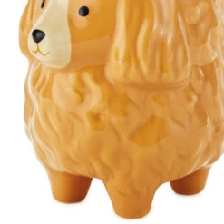 Hallmark Sculpted Dog Mug, 18 Oz. -Hallmark Shop Sculpted Blonde Poodle Mug 1ART1008 04