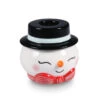 Hallmark Shaped Snowman Taper Candle Holder, 2.4"