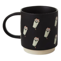 Hallmark Cat Burrito Funny Mug, 16 Oz. 5 Hallmark Cat Burrito Funny Mug, 16 Oz. -Hallmark Shop Shoebox Cat Burrito Pattern Funny Coffee Mug 1MUG3532 02