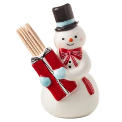 Hallmark Smiling Snowman Toothpick Holder -Hallmark Shop Smiling Snowman Toothpick Holder 1XKT5509 03