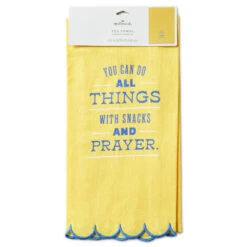 Hallmark Snacks And Prayer Tea Towel, 18x26 -Hallmark Shop Snacks and Prayers Kitchen Towel 1SNN1206 05