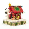 Enesco Jim Shore Peanuts Snoopy Decorating Doghouse Light-Up Figurine, 6.3" 1 Enesco Jim Shore Peanuts Snoopy Decorating Doghouse Light-Up Figurine, 6.3" -Hallmark Shop Snoopy Decorates Doghouse for Holidays Figurine 6017241 01