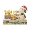 Enesco Jim Shore Peanuts Snoopy And Friends Light-Up Campfire Figurine, 5" 2 Enesco Jim Shore Peanuts Snoopy And Friends Light-Up Campfire Figurine, 5" -Hallmark Shop Snoopy and Friends Roasting Marshmallows Figurine 6017235 01