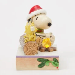 Enesco Jim Shore Peanuts Snoopy And Friends Light-Up Campfire Figurine, 5" -Hallmark Shop Snoopy and Friends Roasting Marshmallows Figurine 6017235 07