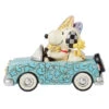 Enesco Jim Shore Peanuts Snoopy And Woodstock Going Surfing Figurine, 4.6" -Hallmark Shop Snoopy and Woodstock in Car With Surfboards Figurine 6016272 01