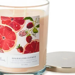 Hallmark Sparkling Citrus 3-Wick Jar Candle, 16 Oz. -Hallmark Shop Sparkling Citrus 3Wick Jar Candle 16 oz. 1BGC1082 04