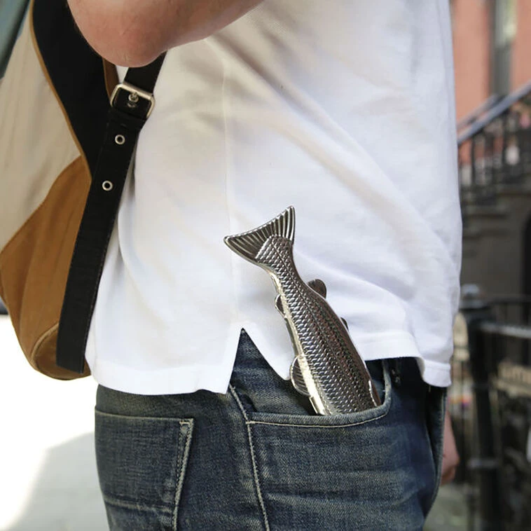 Kikkerland Fish Flask 4 Kikkerland Fish Flask - Image 2