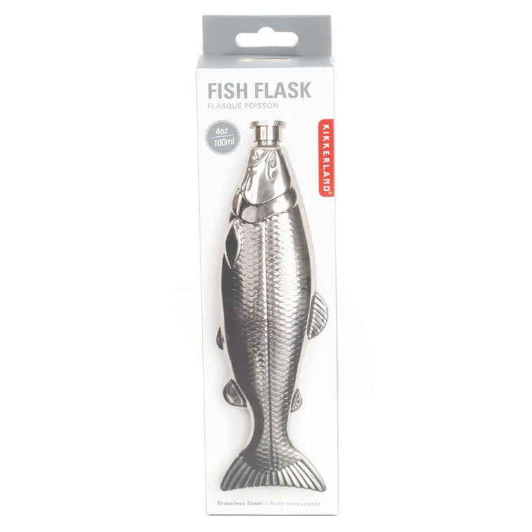 Kikkerland Fish Flask 5 Kikkerland Fish Flask - Image 3