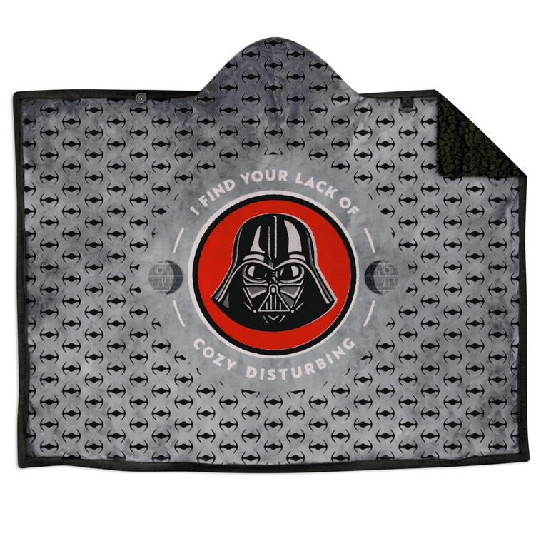 Hallmark Star Wars™ Darth Vader™ Hooded Blanket, 70x50 4 Hallmark Star Wars™ Darth Vader™ Hooded Blanket, 70x50 - Image 2