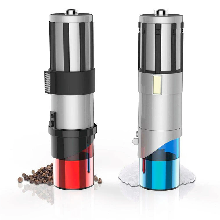 Star Wars Lightsaber Electric Salt & Pepper Grinders 4 Star Wars Lightsaber Electric Salt & Pepper Grinders - Image 2