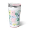 Swig Garden Party Stainless Steel Party Cup, 24 Oz. 1 Swig Garden Party Stainless Steel Party Cup, 24 Oz. -Hallmark Shop Swig Pastel Floral Insulated Tumbler S102C24GD 01