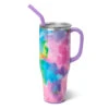 Swig Cloud Nine Stainless Steel Mega Travel Mug, 40 Oz. -Hallmark Shop Swig XL Colorful Clouds Travel Mug With Handle S102M40CD 01