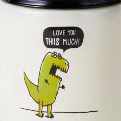 Hallmark T-Rex Love You This Much Scented Single-Wick Jar Candle, 7 Oz. 11 Hallmark T-Rex Love You This Much Scented Single-Wick Jar Candle, 7 Oz. -Hallmark Shop TRex Linen and Sandalwood Scented Jar Candle 1FCD1015 04