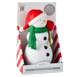 Hallmark Jolly In The John Holiday Snowman With Sound -Hallmark Shop Talking and Singing Snowman Bathroom Decoration 1KCX2027 05