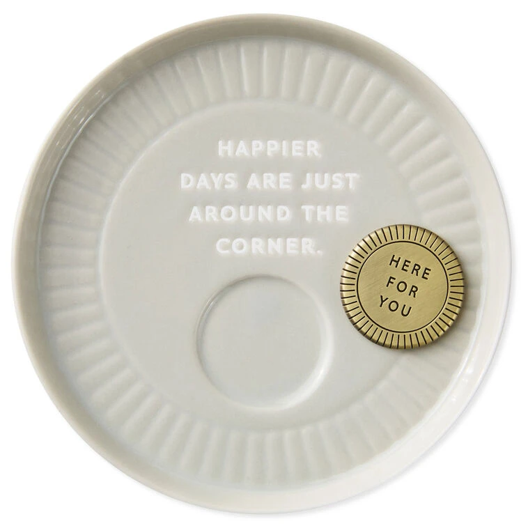 Hallmark Sun And Rays Round Trinket Dish With Token 4 Hallmark Sun And Rays Round Trinket Dish With Token - Image 2