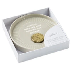 Hallmark Sun And Rays Round Trinket Dish With Token 13 Hallmark Sun And Rays Round Trinket Dish With Token -Hallmark Shop Taupe Round Trinket Dish With Token 1BIT2008 06