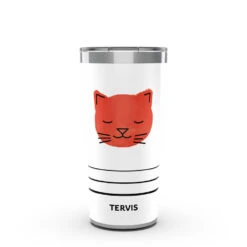 Tervis Kitty Face Stainless Steel Tumbler, 20 Oz.
