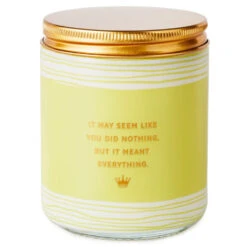 Hallmark Thank You Scented Single-Wick Jar Candle, 7 Oz. -Hallmark Shop Thank You Sage and LavenderScented Jar Candle. 1FCD1011 03