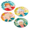 Hallmark The Golden Girls Appetizer Plates, Set Of 4 -Hallmark Shop The Golden Girls Appetizer Plate Set 1GOL1057 01