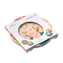 Hallmark The Golden Girls Appetizer Plates, Set Of 4 7 Hallmark The Golden Girls Appetizer Plates, Set Of 4 -Hallmark Shop The Golden Girls Appetizer Plate Set 1GOL1057 03