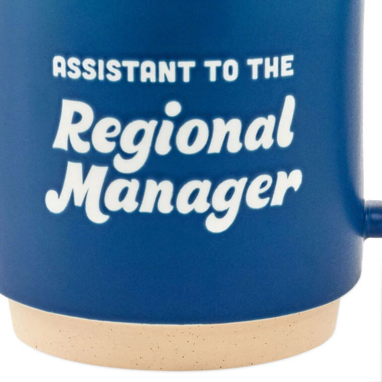 Hallmark The Office Blue And White Stacking Mugs, Set Of 2 5 Hallmark The Office Blue And White Stacking Mugs, Set Of 2 - Image 3