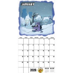 Time Factory This Is Fine Cartoons Funny 2026 Wall Calendar -Hallmark Shop This Is Fine Cartoons Funny 2026 Wall Calendar 261145 05