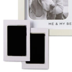 Hallmark Me & My Best Friend Handprint Picture Frame -Hallmark Shop TwoOpening Picture Frame for Kid and Pet Photos 1BBY5002 04
