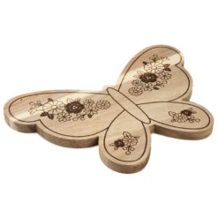 Hallmark Floral Butterfly Charcuterie Board -Hallmark Shop TwoSided ButterflyShaped Charcuterie Board 1ART1041 03