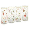 Hallmark Vintage Santa And Friends Drinking Glasses, Set Of 4