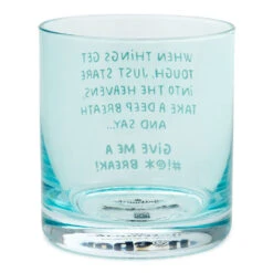 Hallmark When Things Get Tough Funny Rocks Glass, 12 Oz. -Hallmark Shop When Things Get Tough Funny Rocks Glass 1SHX1005 02