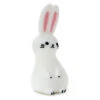 Hallmark Charmers White Bunny Silicone Charm, 2.6" H -Hallmark Shop White Bunny Rabbit Silicone Drink Charm 1ICN1045 01