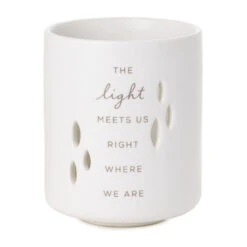 Hallmark The Light Meets Us Candle Holder