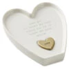 Hallmark Heart-Shaped Trinket Dish With Token -Hallmark Shop White HeartShaped Trinket Dish With Token 1BIT2007 01