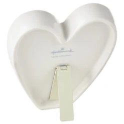 Hallmark Heart-Shaped Trinket Dish With Token -Hallmark Shop White HeartShaped Trinket Dish With Token 1BIT2007 04