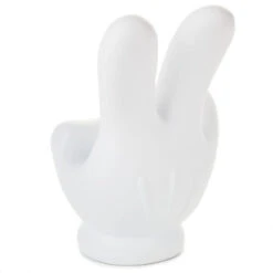 Hallmark Disney Mickey Mouse Peace Sign Cell Phone Holder 5 Hallmark Disney Mickey Mouse Peace Sign Cell Phone Holder -Hallmark Shop White Mickey Mouse Hand Cell Phone Holder 1DYG2060 02