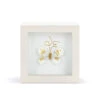 Demdaco Love From Above White And Gold Butterfly Small Shadow Box, 4" 2 Demdaco Love From Above White And Gold Butterfly Small Shadow Box, 4" -Hallmark Shop White and Gold Butterfly in White Shadow Box 1004920028 01