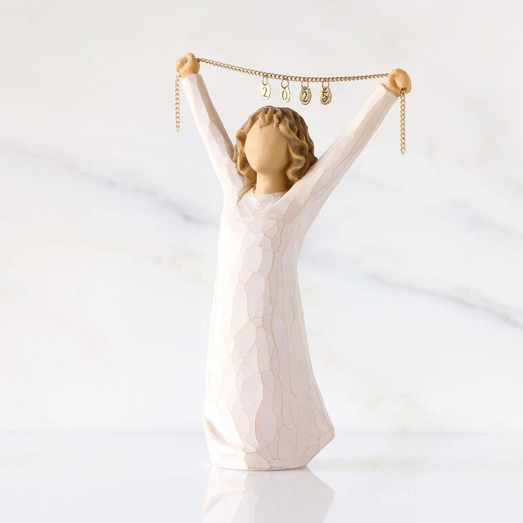 Willow Tree Courage 2025 Girl With Chain Of Charms Figurine 4 Willow Tree Courage 2025 Girl With Chain Of Charms Figurine - Image 2