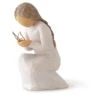 Willow Tree Quiet Wonder Figurine, 3.5" -Hallmark Shop Willow Tree Girl Holding Wire Butterfly Figurine 28025 01