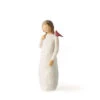 Willow Tree Messenger Figurine, 5.5" -Hallmark Shop Willow Tree Girl and Cardinal Figurine 28236 01