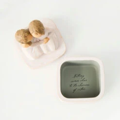 Willow Tree Sister Mine Figurine Trinket Box -Hallmark Shop Willow Tree Sisters Figurine Trinket Box 28237 03