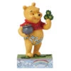 Enesco Jim Shore Disney Winnie The Pooh With Clover Figurine, 4.5" -Hallmark Shop Winnie the Pooh With Pot of Gold Figurine 6016335 01