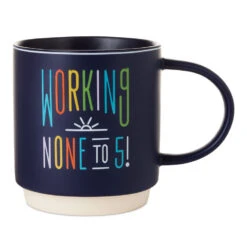 Hallmark Working None To 5 Funny Retirement Mug, 16 Oz.