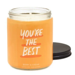 Hallmark You're The Best Berry And Cream Scented Jar Candle, 7 Oz. 8 Hallmark You're The Best Berry And Cream Scented Jar Candle, 7 Oz. -Hallmark Shop Youre the Best Berry and Cream Scented Jar Candle 1FCD1025 03